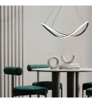 LED pendant lamps - Zuma Line Erda Pendant with Light Colour Switch 3000K/4000K/6000K Black 19600P-BK. - product 2