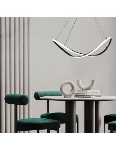 Zuma Line Erda Pendant with Light Colour Switch 3000K/4000K/6000K Black 19600P-BK. - product 2