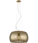 Glamour pendant lamps - Zuma Line Crystal French Gold Pendant Lamp P0076-05L-F7Hf. - product 1