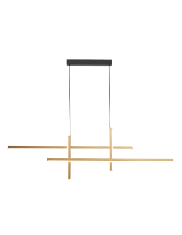 Zuma Line Edge Pendant with Light Colour Switch 3000K/4000K/6000K Gold/Black 22008P-BK/GD.