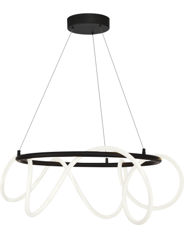 Zuma Line Balbo Pendant with Light Color Change Function 3000K/4000K/6000K Black 20006PL-BK. - product 2