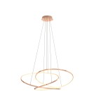 LED pendant lamps - Zuma Line Cholet French Gold Pendant Lamp Md7360-1A-3Gt. - product 4