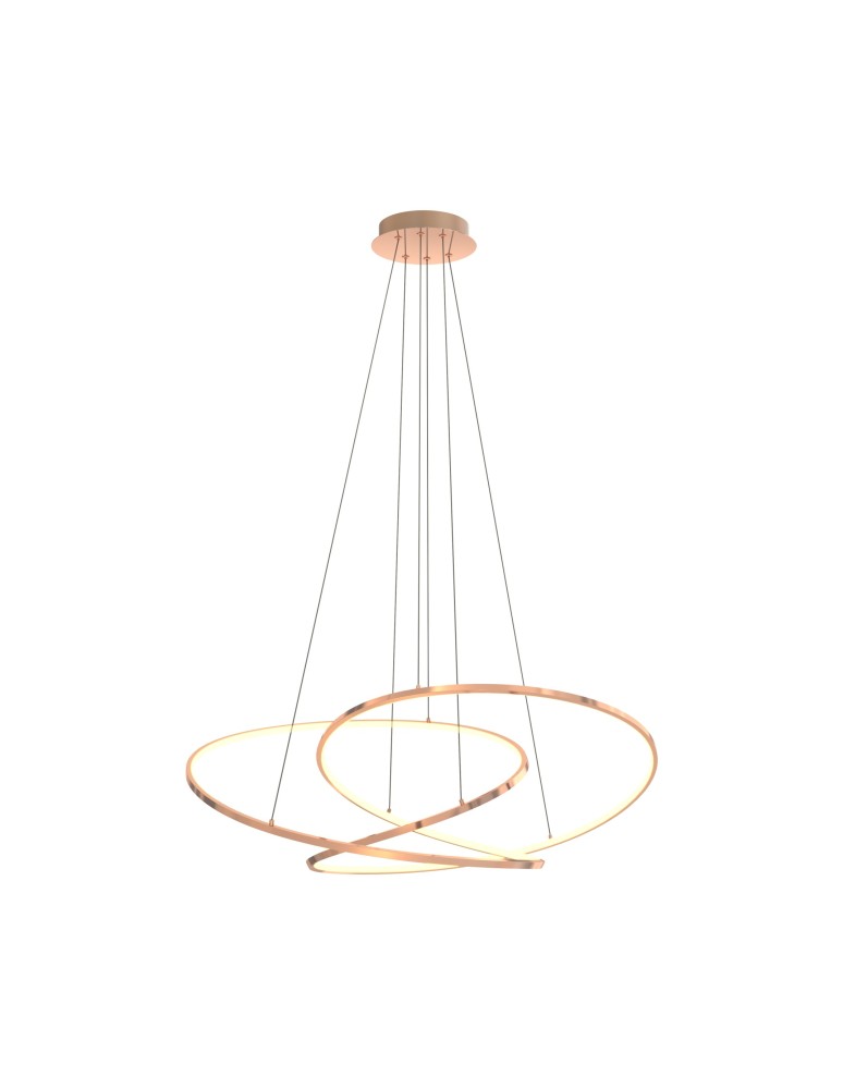 LED pendant lamps - Zuma Line Cholet French Gold Pendant Lamp Md7360-1A-3Gt. - product kolory-swiatla.pl 4