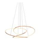 LED pendant lamps - Zuma Line Cholet French Gold Pendant Lamp Md7360-1A-3Gt. - product 1