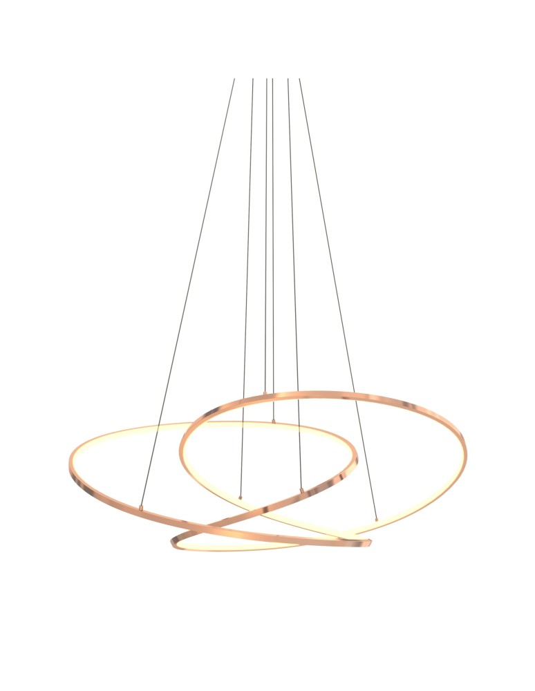 LED pendant lamps - Zuma Line Cholet French Gold Pendant Lamp Md7360-1A-3Gt. - product kolory-swiatla.pl 1