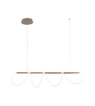 Modern pendant lamps - Zuma Line Balbo Pendant with Light Color Change Function 3000K/4000K/6000K Gold 20006PM-GD. - product 4