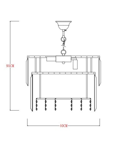 Zuma Line Camille Lampa Wisząca Złoty/Jasny+Bursztynowy 19101/8 - produkt 2