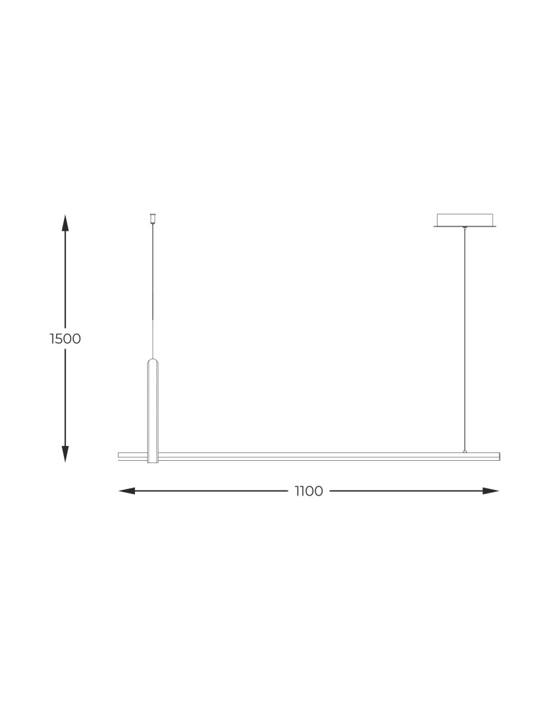 Pendant lamps over desk - Zuma Line Claud Pendant with Light Colour Switch 3000K/4000K/6000K Black/Wood 22806M-Wood. - product kolory-swiatla.pl 2