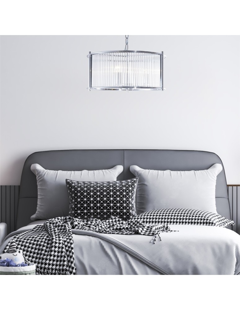 Pendant lamps - Zuma Line Marmo Pendant Lamp Chrome 2200131P-L - product kolory-swiatla.pl 4