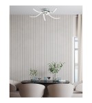 LED ceiling lamps - Zuma Line Focus Ceiling Light with Light Colour Switch 3000K/4000K/6000K Chrome 20023-5CCH. - product 3