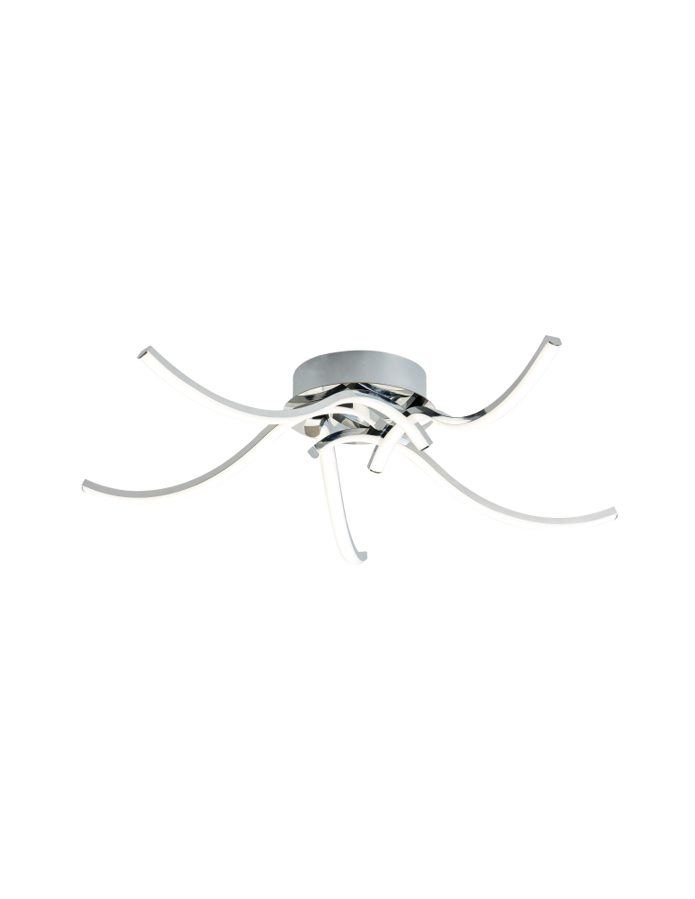 LED ceiling lamps - Zuma Line Focus Ceiling Light with Light Colour Switch 3000K/4000K/6000K Chrome 20023-5CCH. - product kolory-swiatla.pl 4