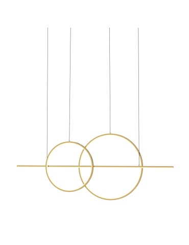 Zuma Line Cholet Lampa Wisząca Francuskie Złoto Md7358-2A-3Gt - produkt 2