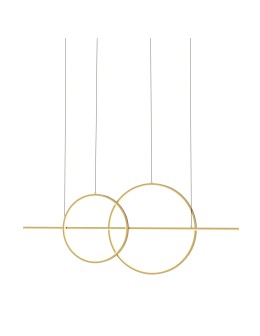 Zuma Line Cholet Lampa Wisząca Francuskie Złoto Md7358-2A-3Gt - produkt 2