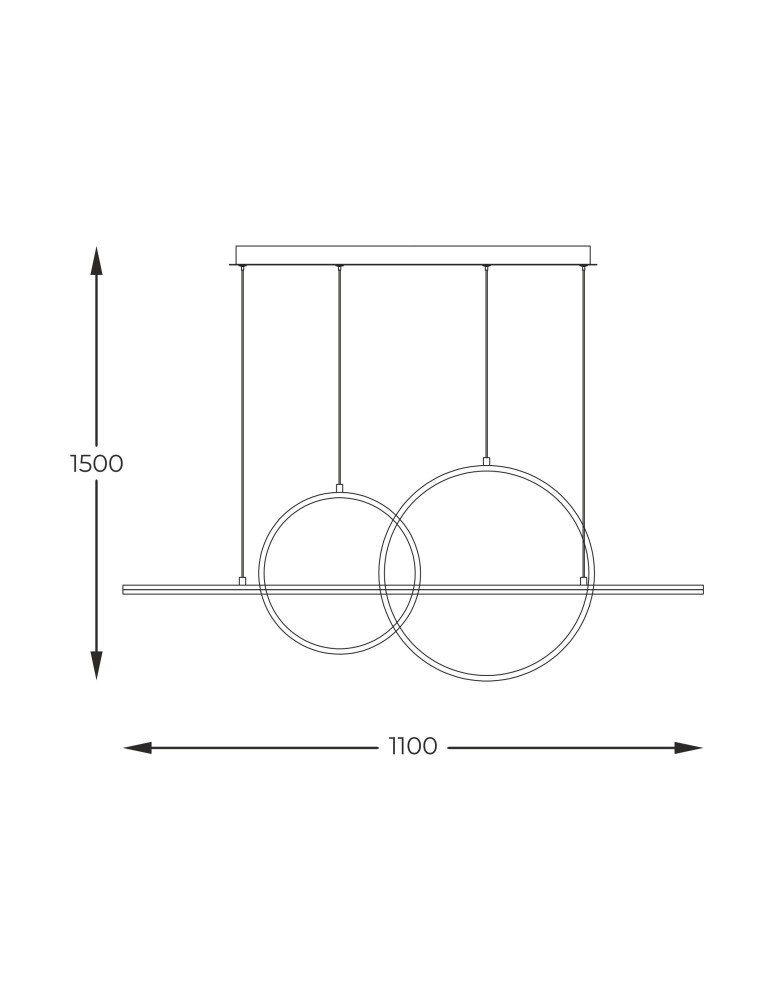 Pendant lamps over the island - Zuma Line Cholet French Gold Pendant Lamp Md7358-2A-3Gt. - product kolory-swiatla.pl 3