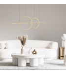Pendant lamps over the island - Zuma Line Cholet French Gold Pendant Lamp Md7358-2A-3Gt. - product 4