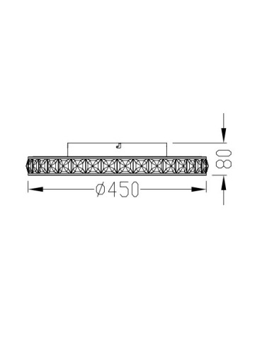 Zuma Line Muriel French Gold/Sand White Ceiling Lamp Mx4996-1-3Gwd. - product 2