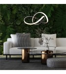 LED pendant lamps - Zuma Line Indigo Pendant Lamp Black Matte/Gold Md9717-1-3Bgd - product 3