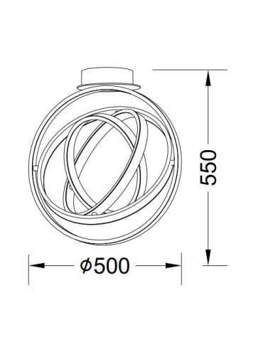 Zuma Line Tess Lampa Sufitowa Obrotowa Regulowana Czarny Mx9203-4-3Bd - produkt 2