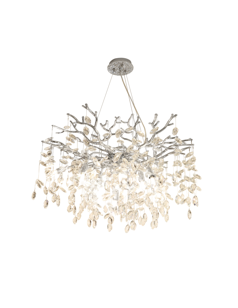 Pendant lamps - Zuma Line Cindy Pendant Lamp Chrome Md4115-1-Ecn - product kolory-swiatla.pl 3