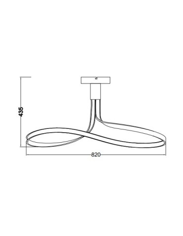 Zuma Line Viso Lampa Sufitowa Czarny Mx9932-1-3Bd - produkt 2