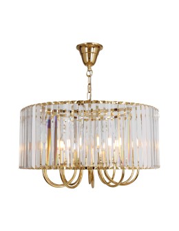 Zuma Line Paris Lampa Wisząca Złoty / Przezroczysty 1906/10