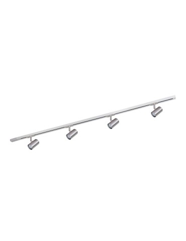Italux Marvi TR Jazz SN Rail - Satin Nickel sets 4xGU10 40W 911408-4-SN-SET