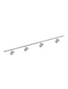Italux Marvi TR Jazz SN Rail - Satin Nickel sets 4xGU10 40W 911408-4-SN-SET