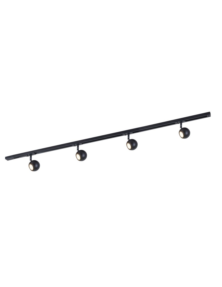 Ready-made rail kits - Italux Marvi TR Blake Rail - Sets Black 4xGU10 40W 920421-4-BL-SET - product kolory-swiatla.pl 1