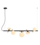 Pendant lamps over the island - Italux Reverso Pendant Black, Gold 5xG9 25W PND-5622-5-BK-W - product 1