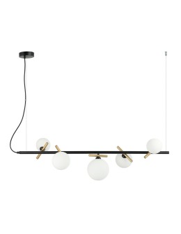 Italux Reverso Pendant Black, Gold 5xG9 25W PND-5622-5-BK-W - product 2