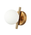 Wall lamps spheres - Italux Reverso Brass Wall lamp 1xG9 25W WL-5622-1-BRO-W - product 1