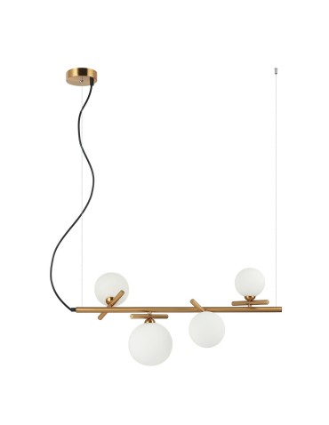 Italux Reverso Pendant Brass 4xG9 25W PND-5622-4-BRO-W