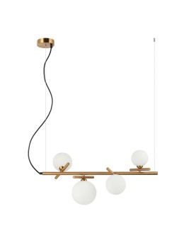 Italux Reverso Pendant Brass 4xG9 25W PND-5622-4-BRO-W