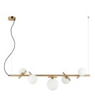 Pendant lamps over the island - Italux Reverso Pendant Brass 5xG9 25W PND-5622-5-BRO-W - product 2