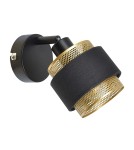 Spotlight ceiling lamps - Italux Renez Spotlight/Spot Black, gold, fabric 1xE14 4W SPL-95820-1 - product 2