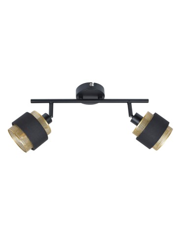 Italux Renez Spotlight/Spot Black, gold, fabric 2xE14 4W SPL-95820-2 - product 2