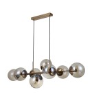 Pendant lamps spheres - Italux Molite Hanging Brass Honey 8xE14 5W PND-1098-8-HB - product 2