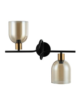 Italux Servio Wall lamp Black 2xE14 40W WL-66892-2A-BK-AMB