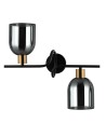 Italux Servio Wall lamp Black 2xE14 40W WL-66892-2A-BK-SG