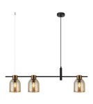 Pendant lamps over the island - Italux Servio Pendant Black 3xE14 40W PND-66892-3-BK-AMB - product 2