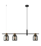 Pendant lamps over the island - Italux Servio Pendant Black 3xE14 40W PND-66892-3-BK-SG - product 2