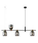Pendant lamps over the island - Italux Servio Pendant Black 4xE14 40W PND-66892-4-BK-SG - product 1