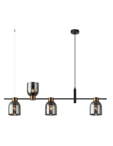 Italux Servio Pendant Black 4xE14 40W PND-66892-4-BK-SG