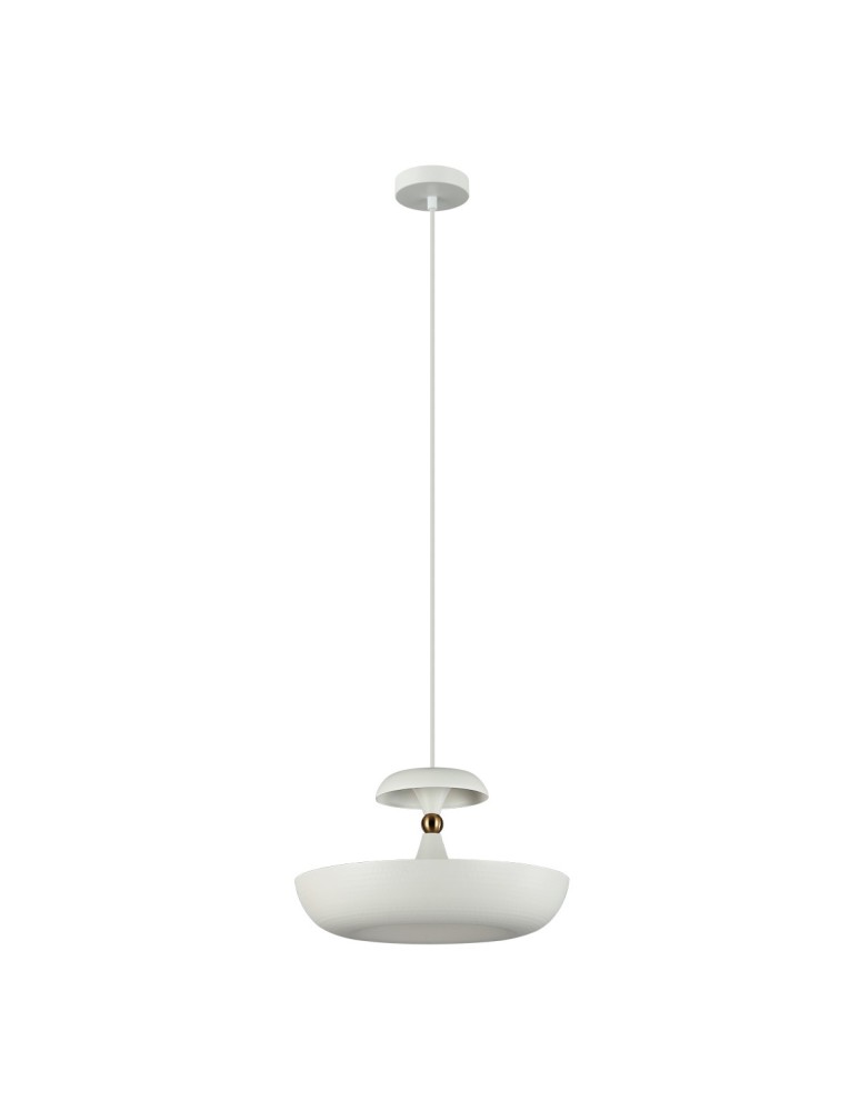 Single pendant lamps - Italux Marina Pendant White 1xE27 40W PND-73221-1L-WH - product kolory-swiatla.pl 2