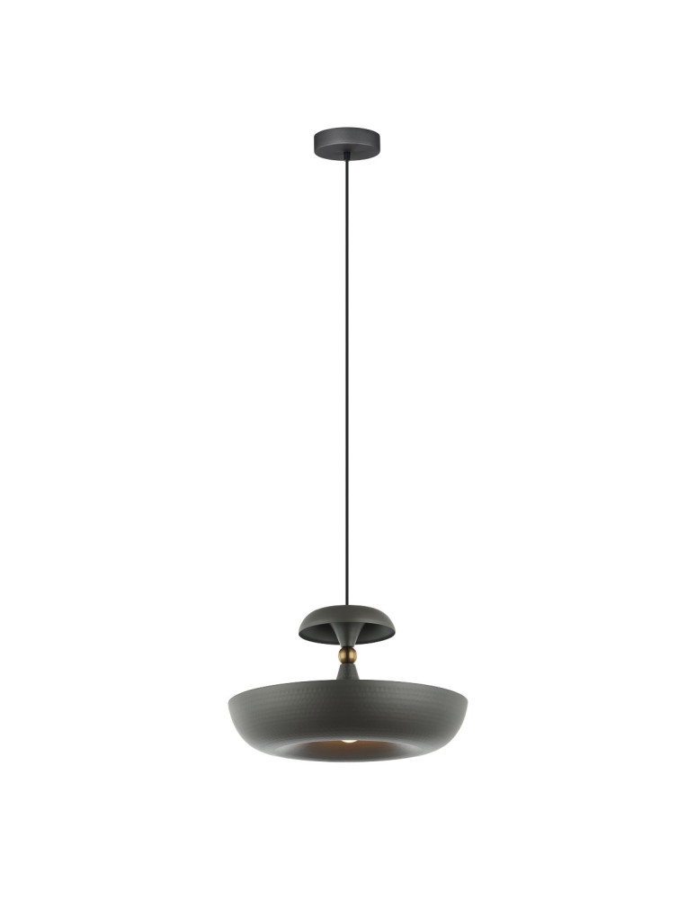 Single pendant lamps - Italux Marina Pendant Grey 1xE27 40W PND-73221-1L-GR - product kolory-swiatla.pl 1