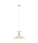 Single pendant lamps - Italux Quelto Pendant White 1xE27 40W PND-84432-1-WH - product 1