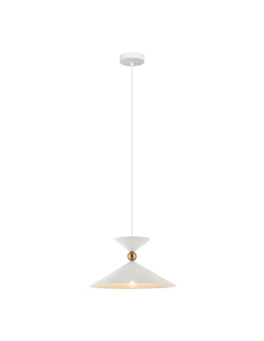 Italux Quelto Pendant White 1xE27 40W PND-84432-1-WH