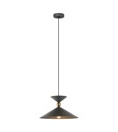 Single pendant lamps - Italux Quelto Pendant Grey 1xE27 40W PND-84432-1-GR - product 2