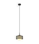 Single pendant lamps - Italux Lomica Pendant Black 1xE27 40W PND-55456-1M-BK - product 1