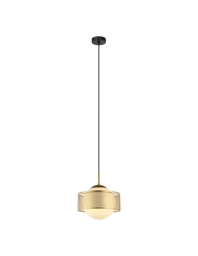 Single pendant lamps - Italux Lomica Pendant Gold 1xE27 40W PND-55456-1L-GD - product kolory-swiatla.pl 2